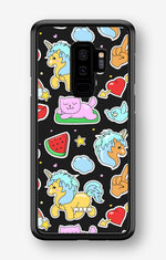 Samsung Galaxy S9 Plus Hard Case – Cute Stickers - View 1