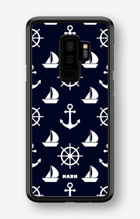 Samsung Galaxy S9 Plus Hard Case – Deep Blue Voyage - View 1