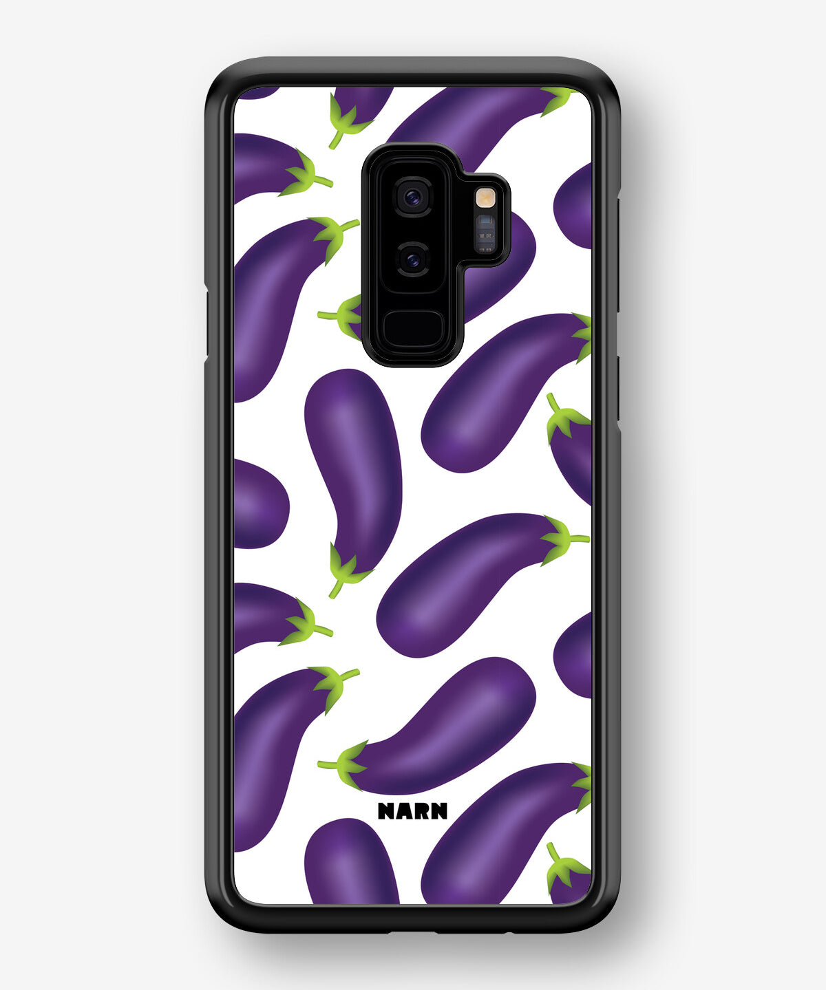 Samsung Galaxy S9 Plus Hard Case – Eggplant Pattern - View 1