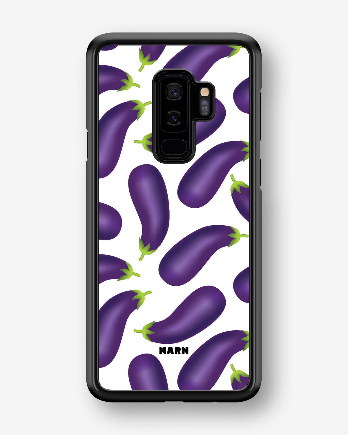 Samsung Galaxy S9 Plus Hard Case – Eggplant Pattern - View 1