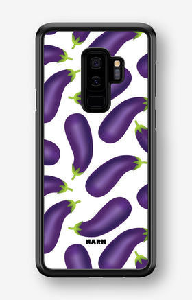 Samsung Galaxy S9 Plus Hard Case – Eggplant Pattern - View 1