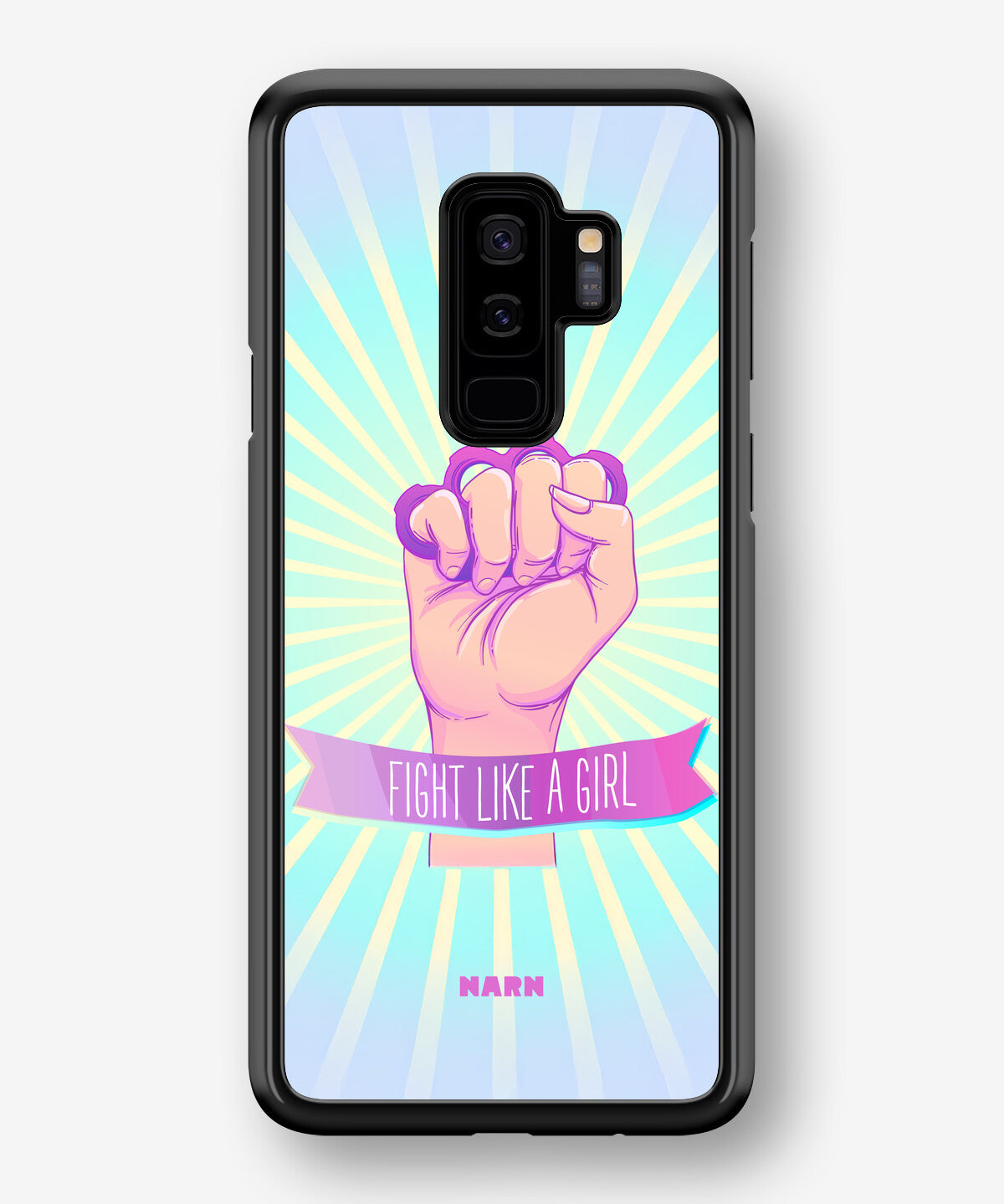 Samsung Galaxy S9 Plus Hard Case – Fight Like A Girl - View 1