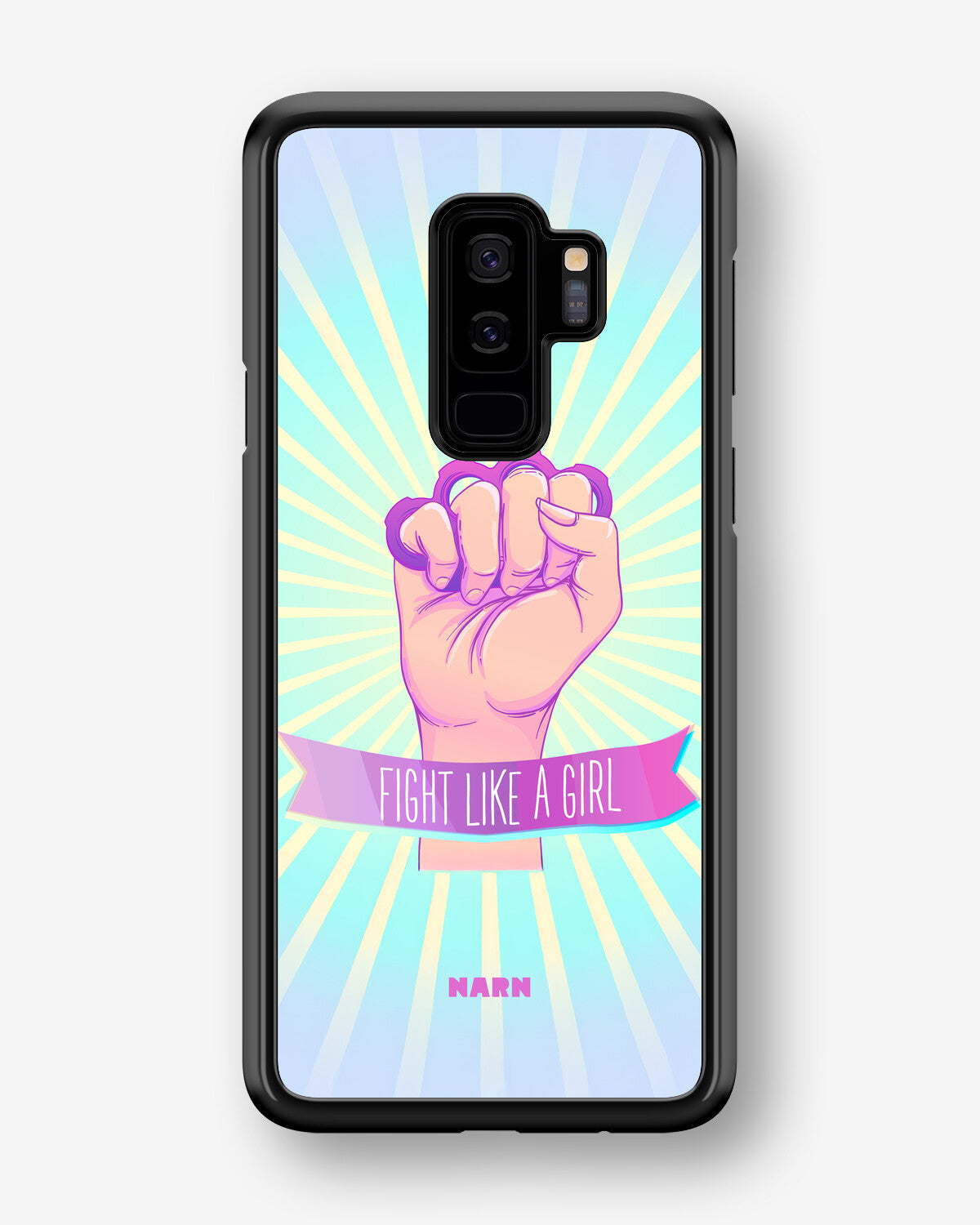 Samsung Galaxy S9 Plus Hard Case – Fight Like A Girl - View 1