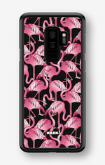 Samsung Galaxy S9 Plus Hard Case – Flamingos - View 1