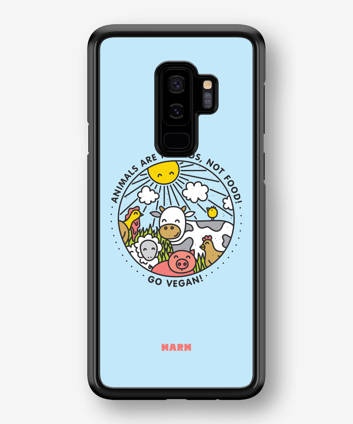 Samsung Galaxy S9 Plus Hard Case – Friends, Not Food - View 1
