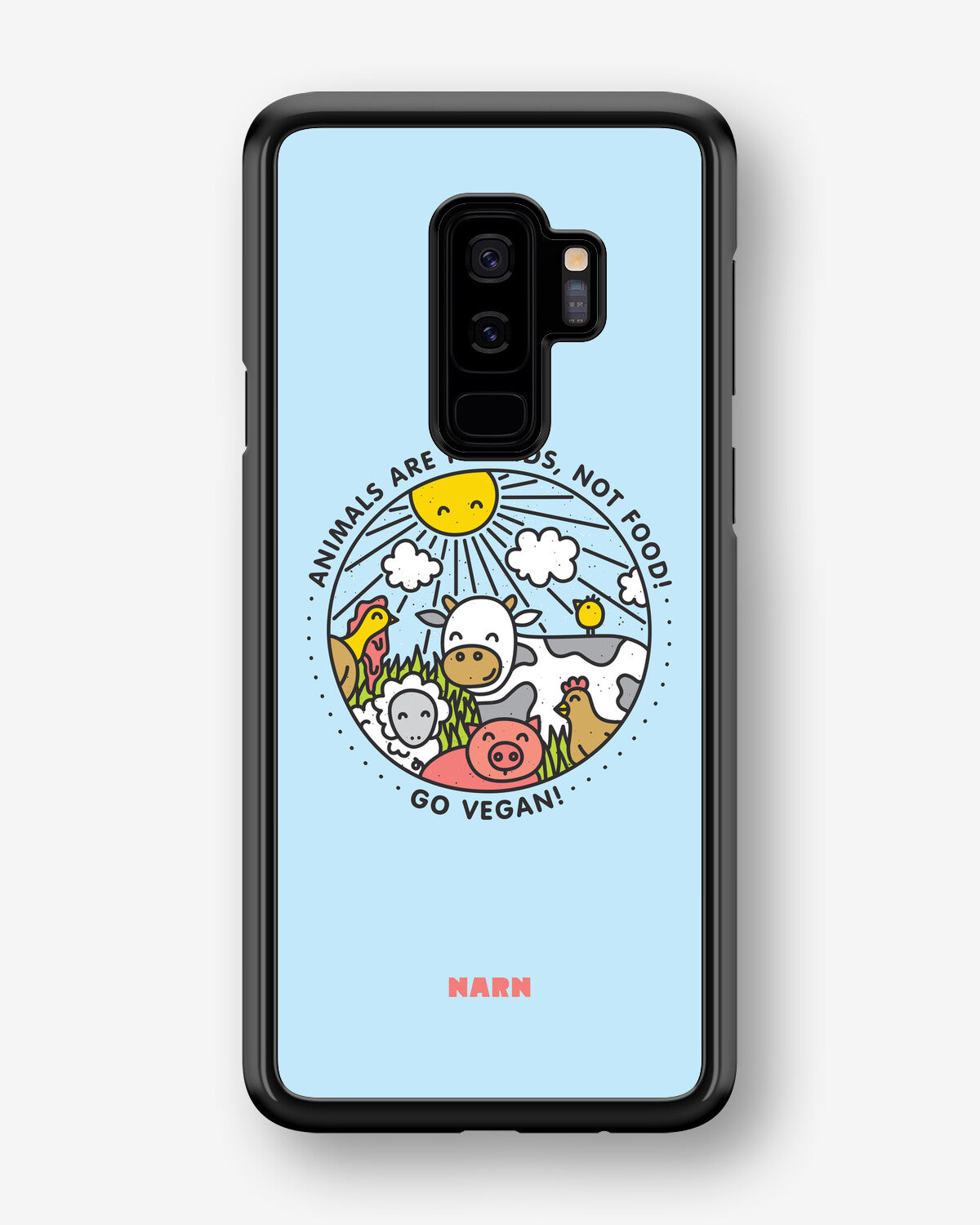 Samsung Galaxy S9 Plus Hard Case – Friends, Not Food - View 1