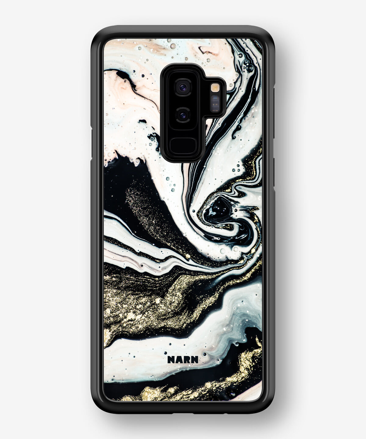 Samsung Galaxy S9 Plus Hard Case – Golden Swirl - View 1