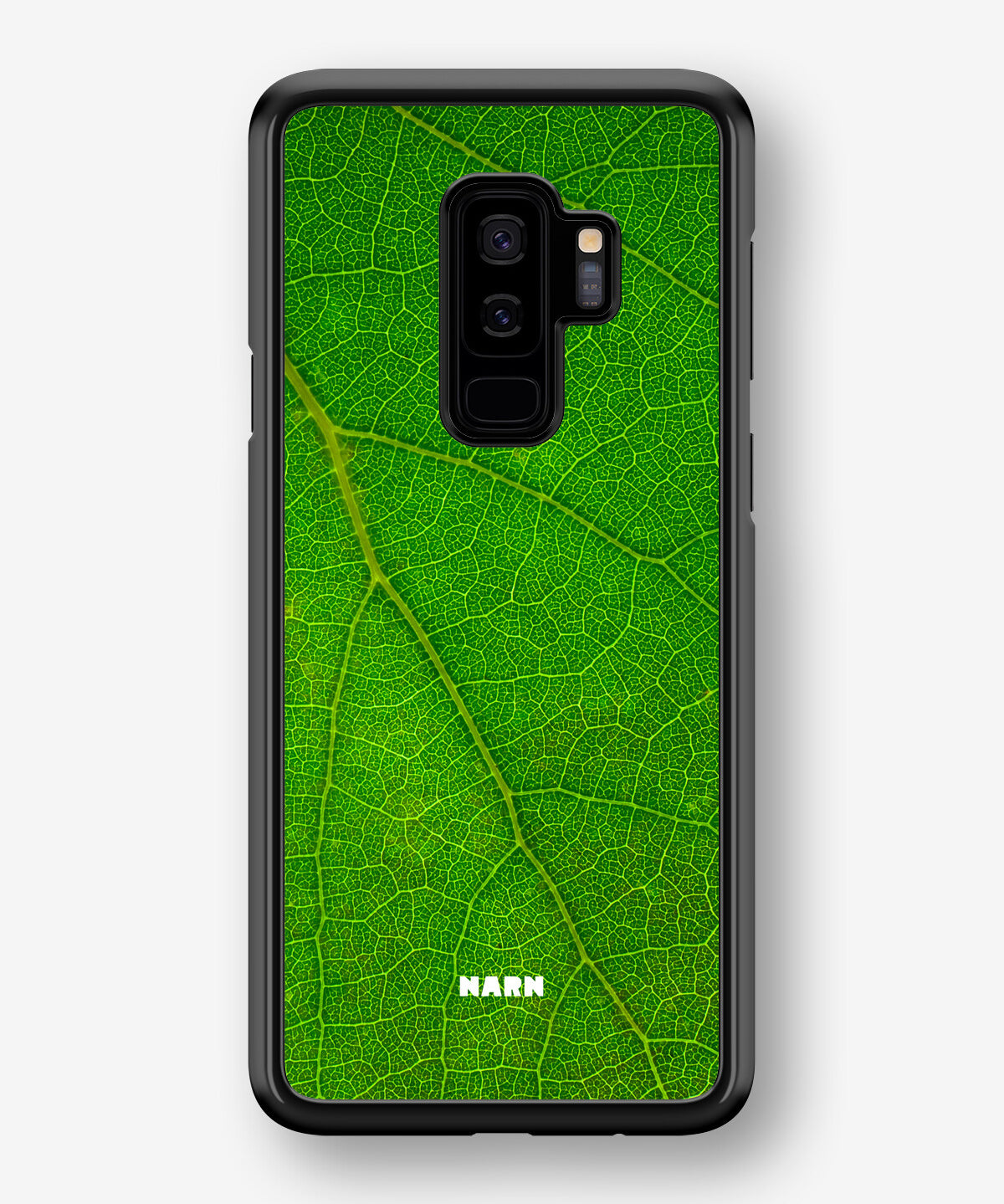 Samsung Galaxy S9 Plus Hard Case – Green Leafy - View 1