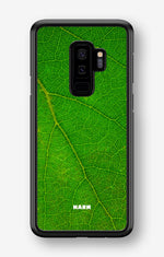 Samsung Galaxy S9 Plus Hard Case – Green Leafy - View 1