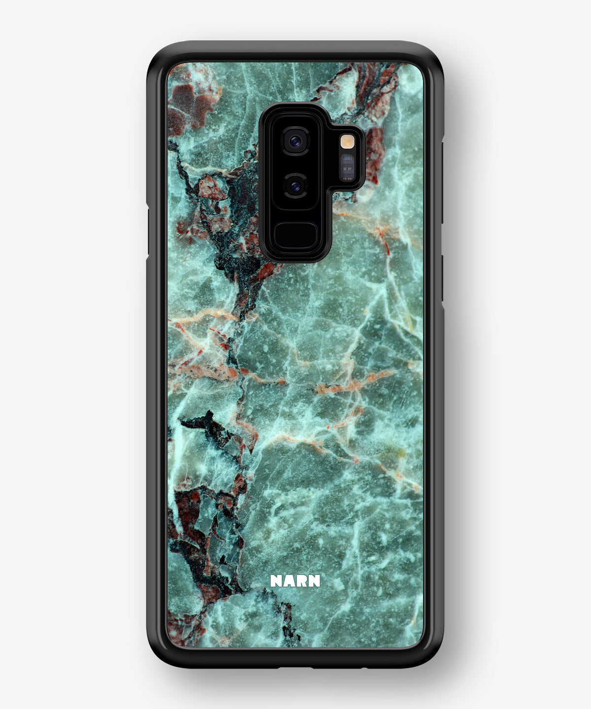 Samsung Galaxy S9 Plus Hard Case – Green Marble - View 1