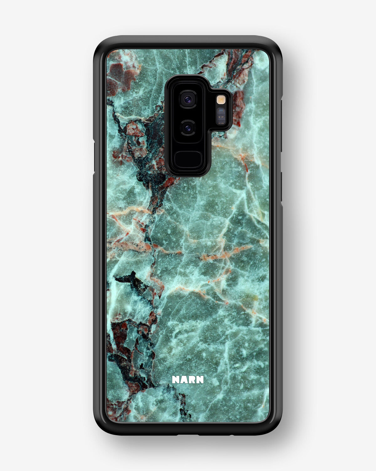 Samsung Galaxy S9 Plus Hard Case – Green Marble - View 1