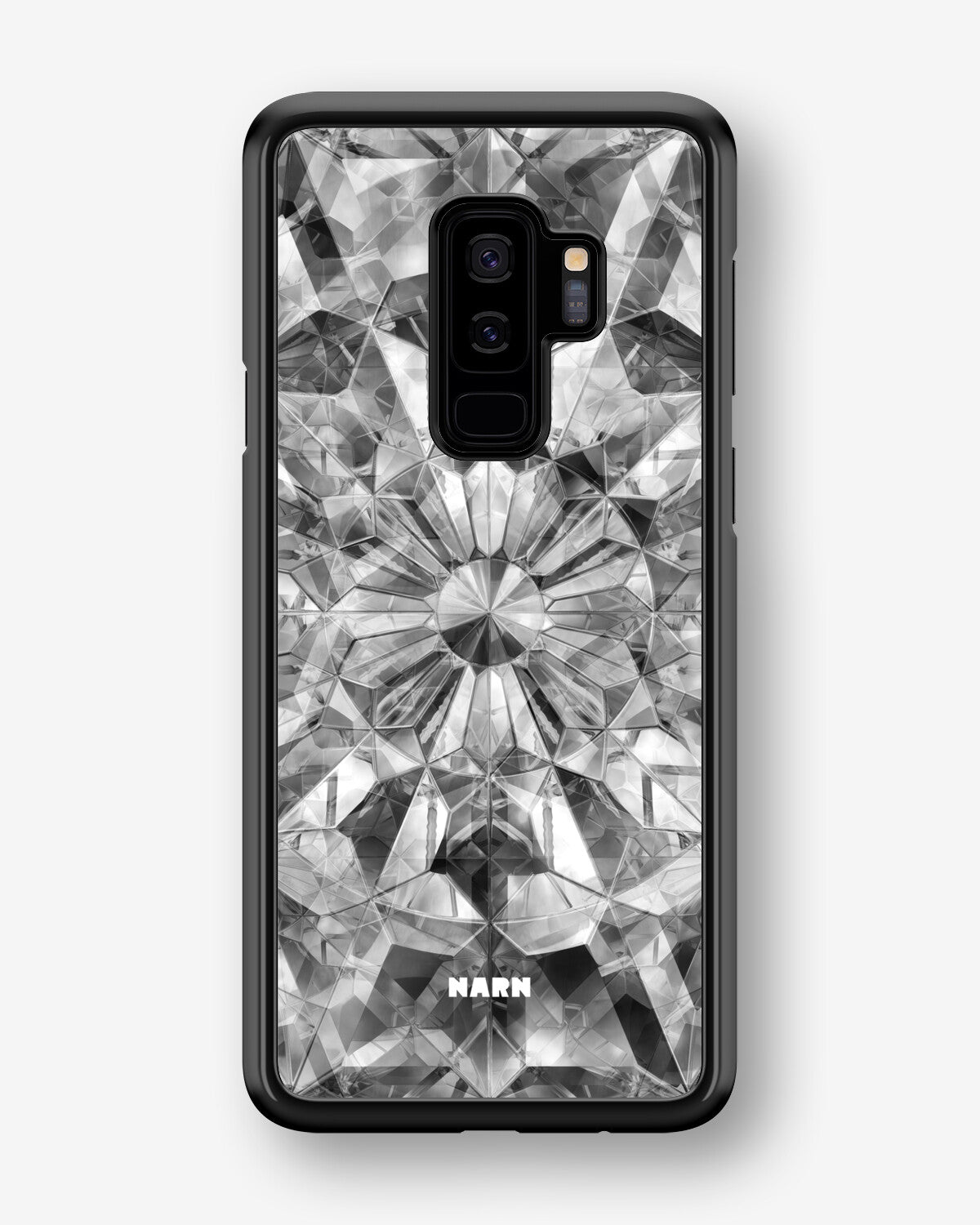 Samsung Galaxy S9 Plus Hard Case – Grey Crystals - View 1