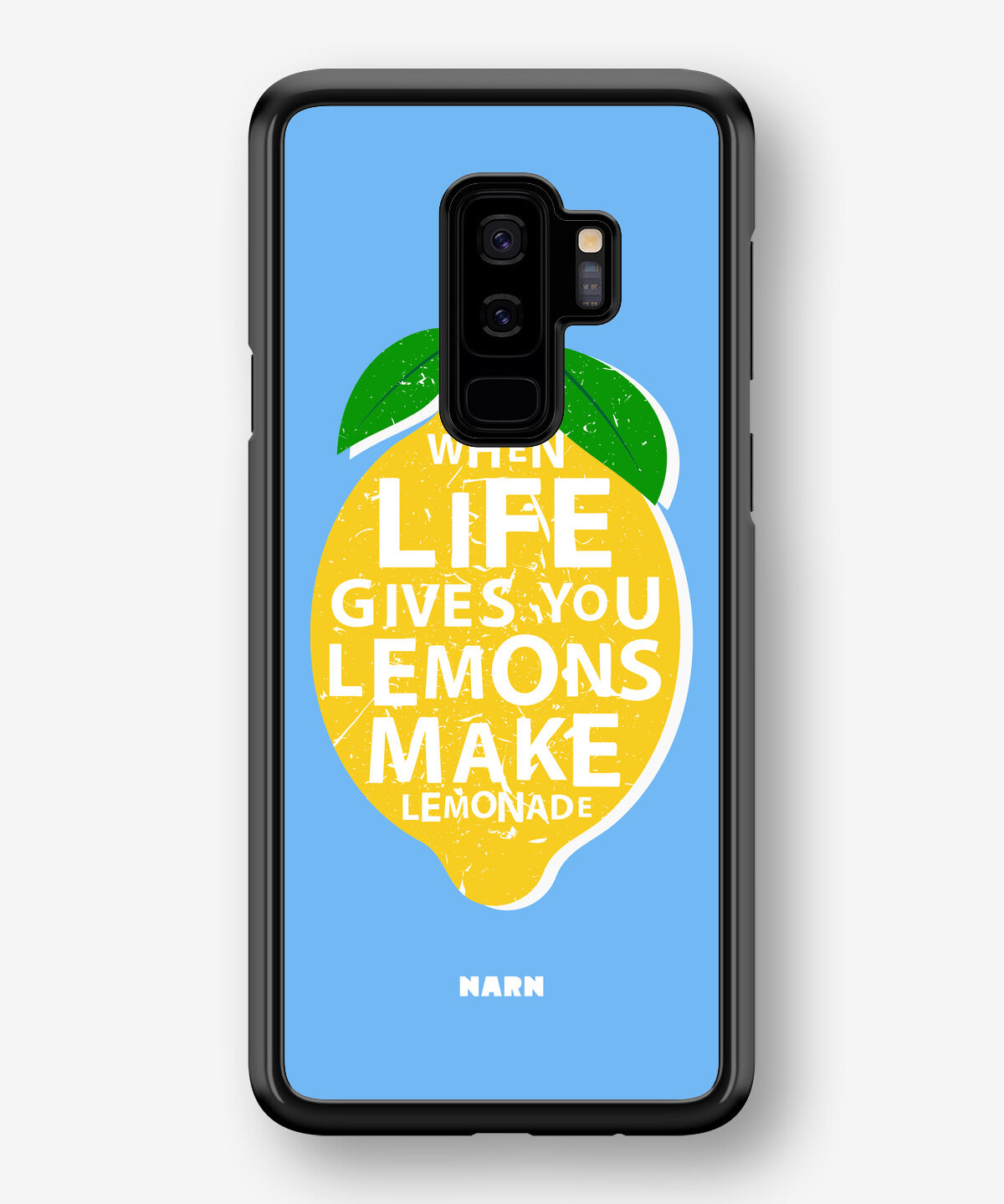 Samsung Galaxy S9 Plus Hard Case – Lemon Quote - View 1