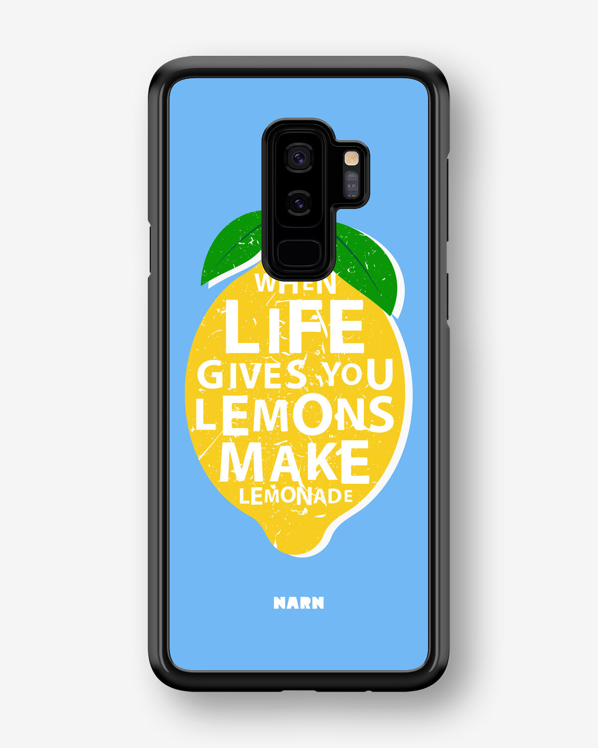 Samsung Galaxy S9 Plus Hard Case – Lemon Quote - View 1