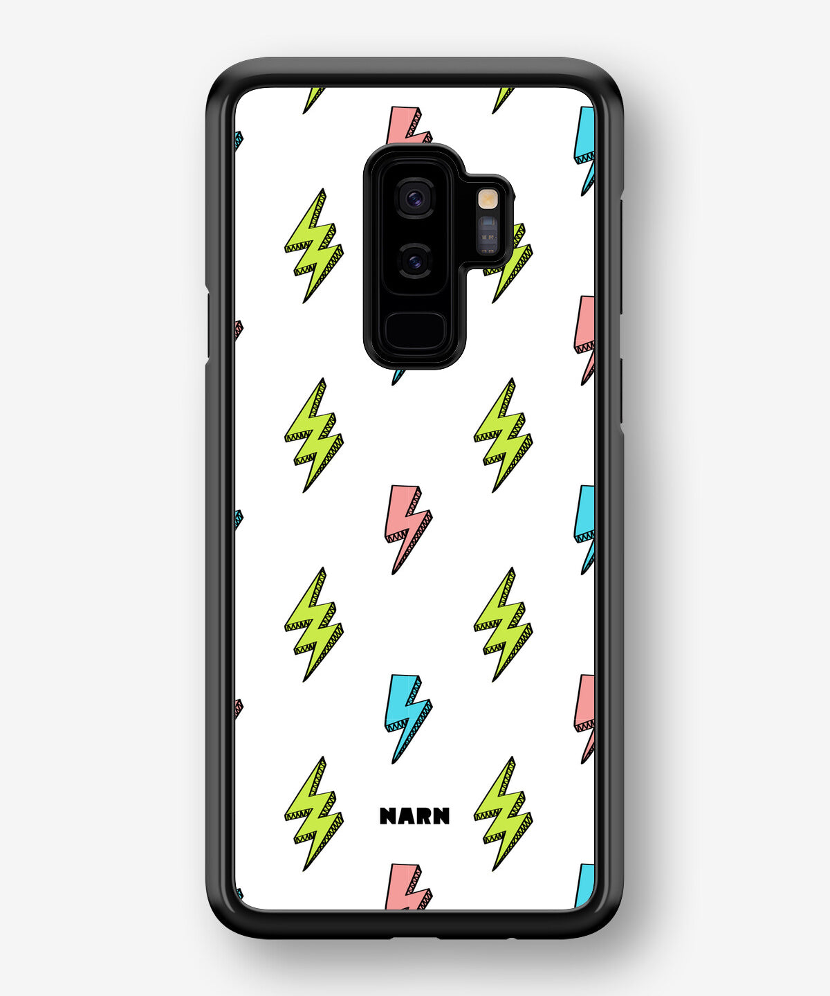 Samsung Galaxy S9 Plus Hard Case – Lightning Bolts - View 1