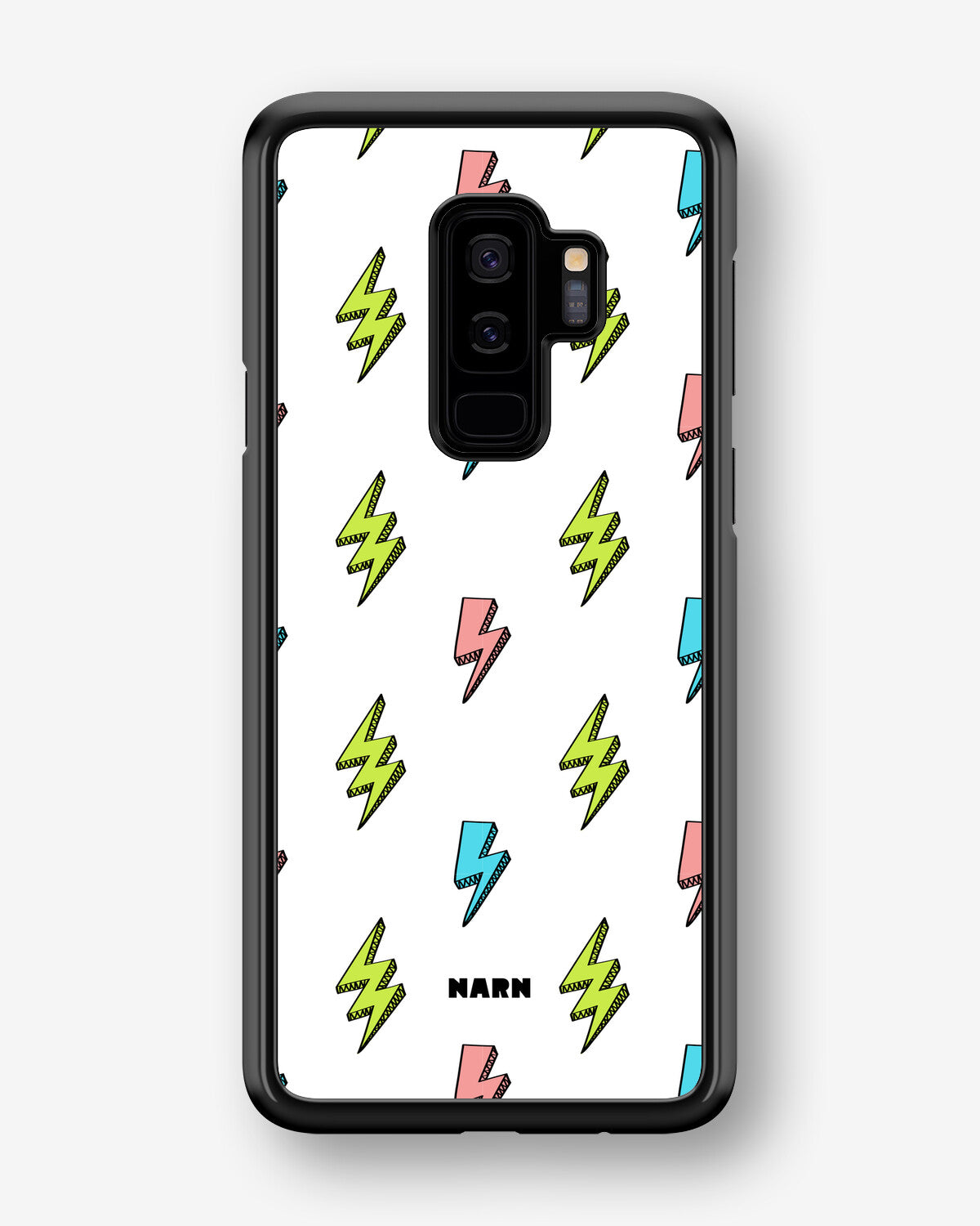 Samsung Galaxy S9 Plus Hard Case – Lightning Bolts - View 1