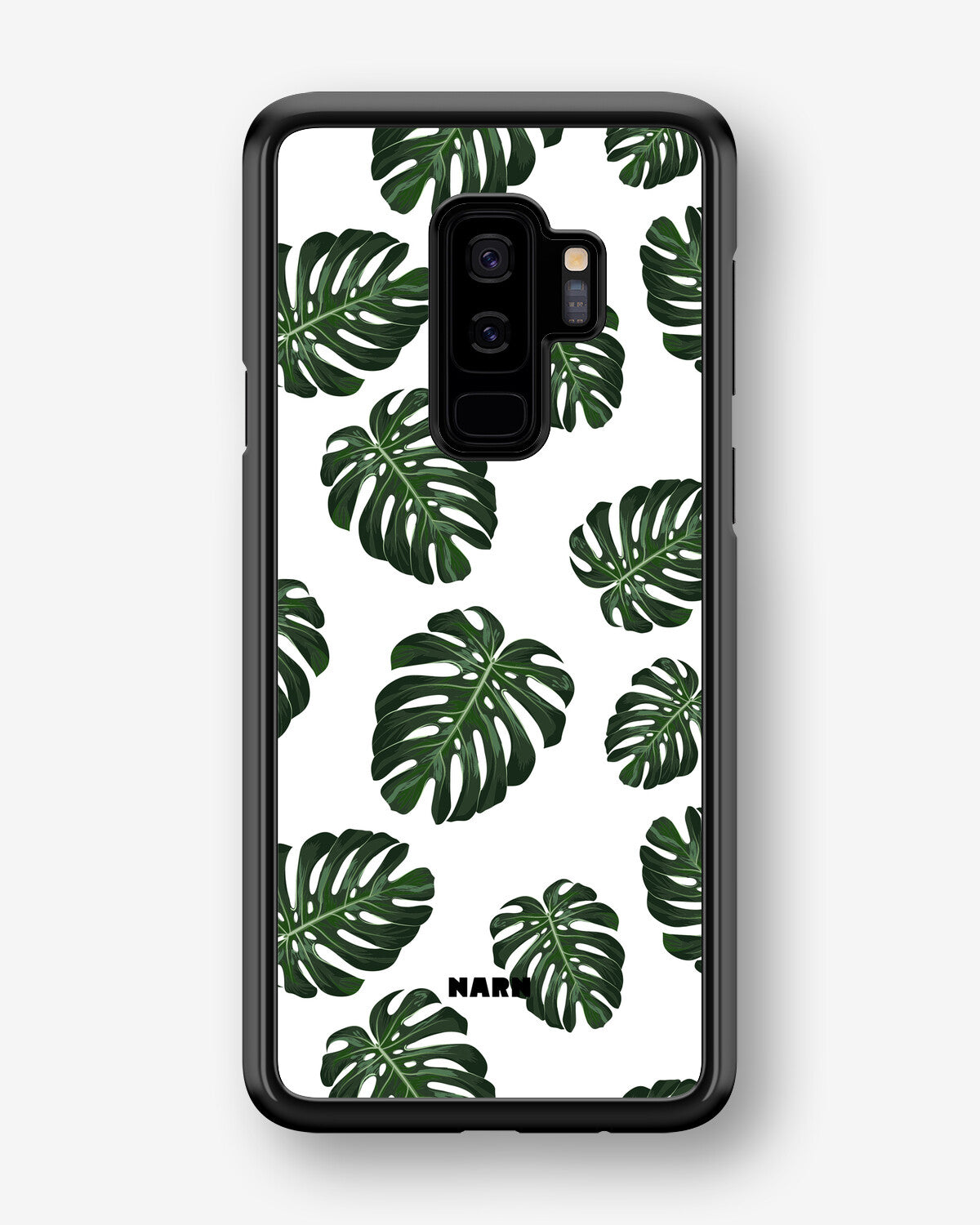Samsung Galaxy S9 Plus Hard Case – Monstera Pattern - View 1