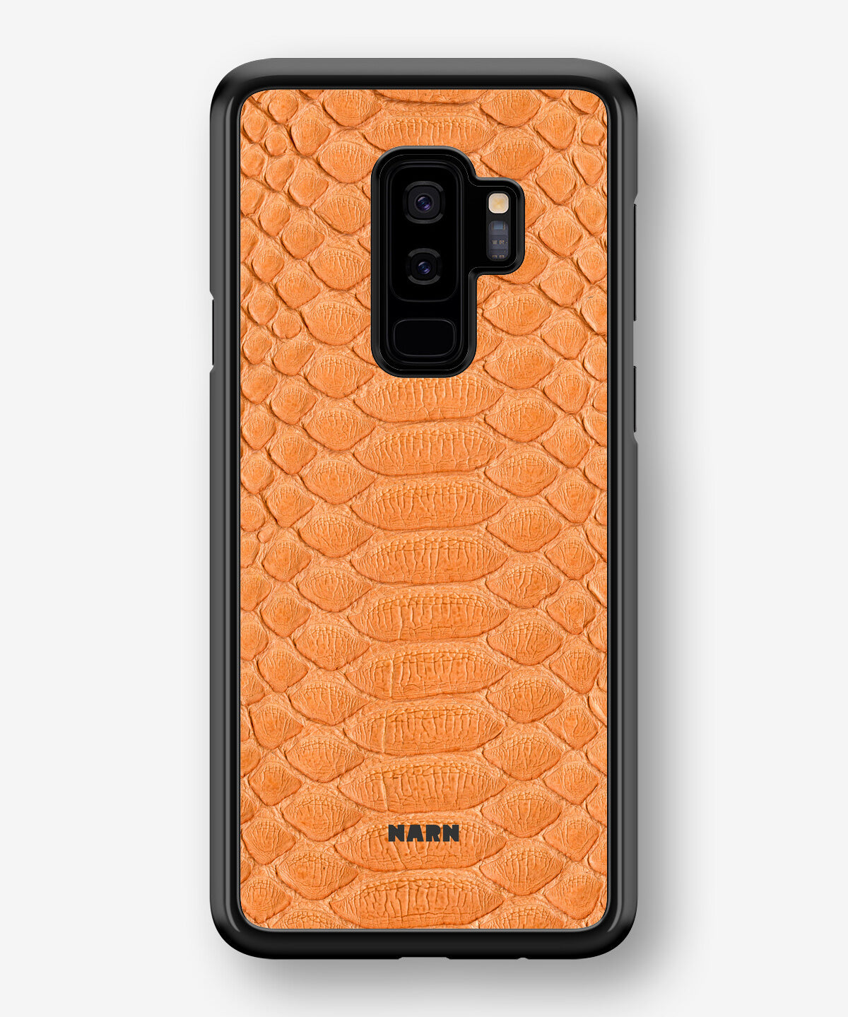 Samsung Galaxy S9 Plus Hard Case – Orange Snake - View 1