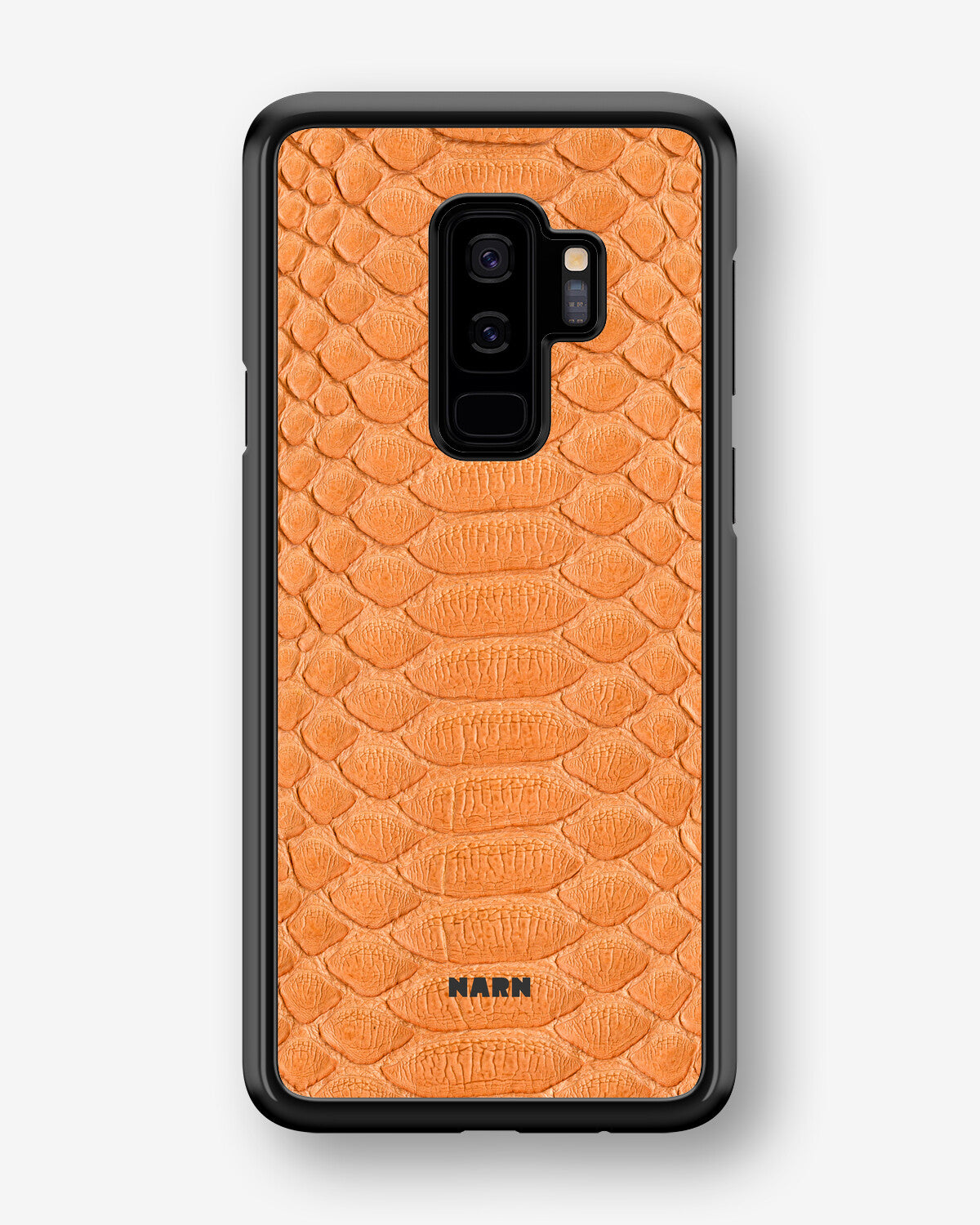 Samsung Galaxy S9 Plus Hard Case – Orange Snake - View 1