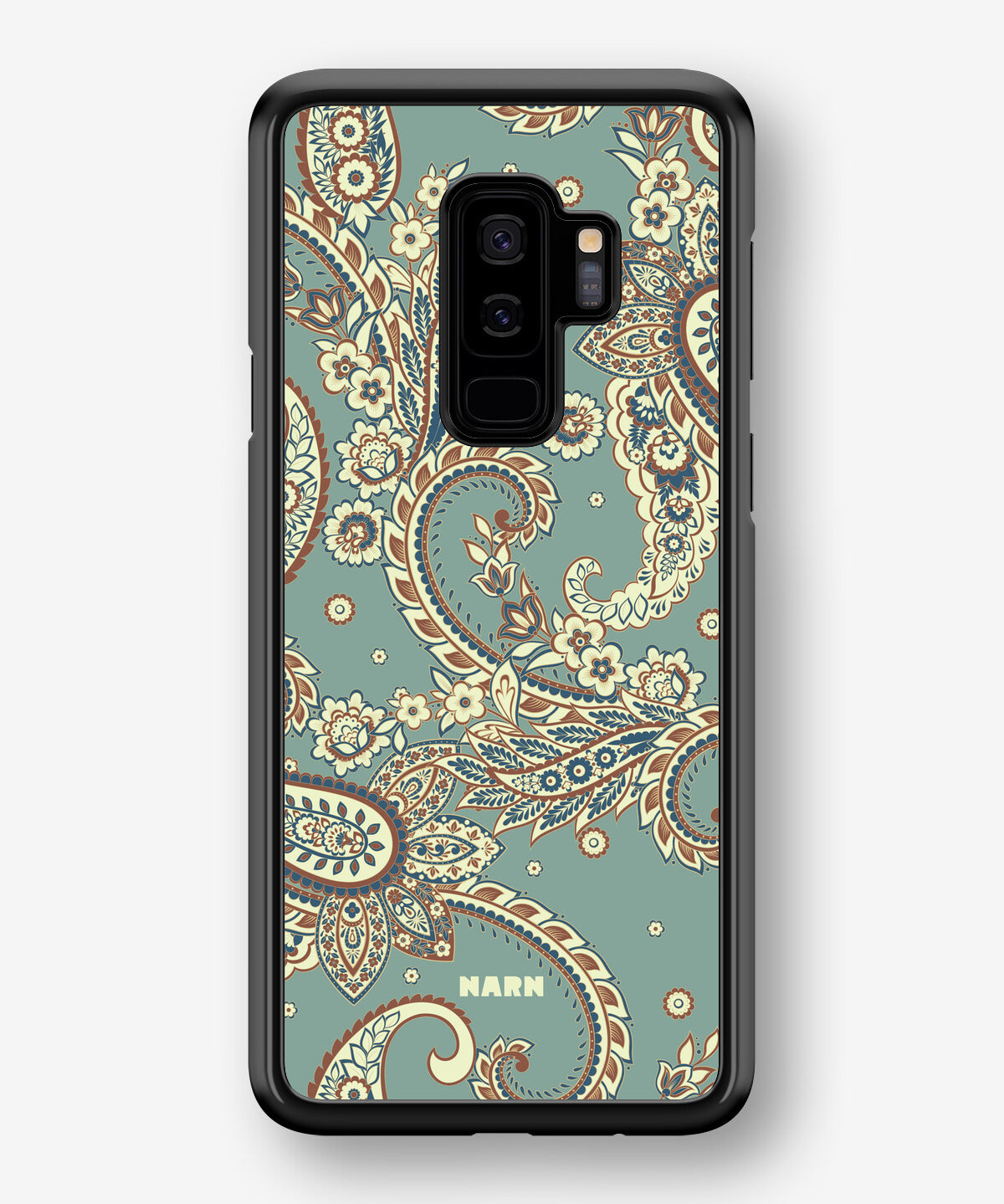 Samsung Galaxy S9 Plus Hard Case – Paisley Green - View 1