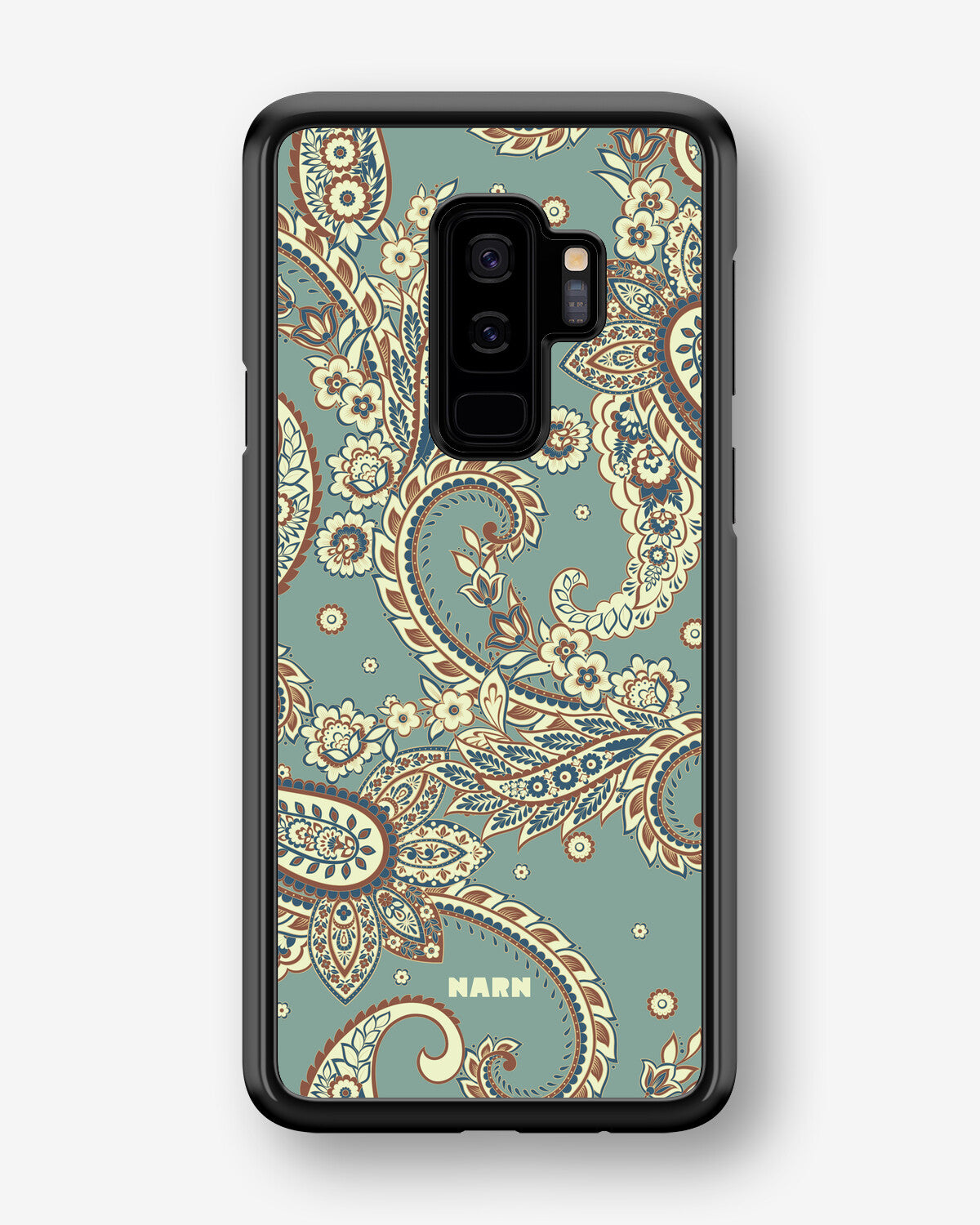 Samsung Galaxy S9 Plus Hard Case – Paisley Green - View 1