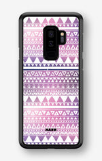 Samsung Galaxy S9 Plus Hard Case – Purple Aztec - View 1