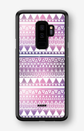 Samsung Galaxy S9 Plus Hard Case – Purple Aztec - View 1