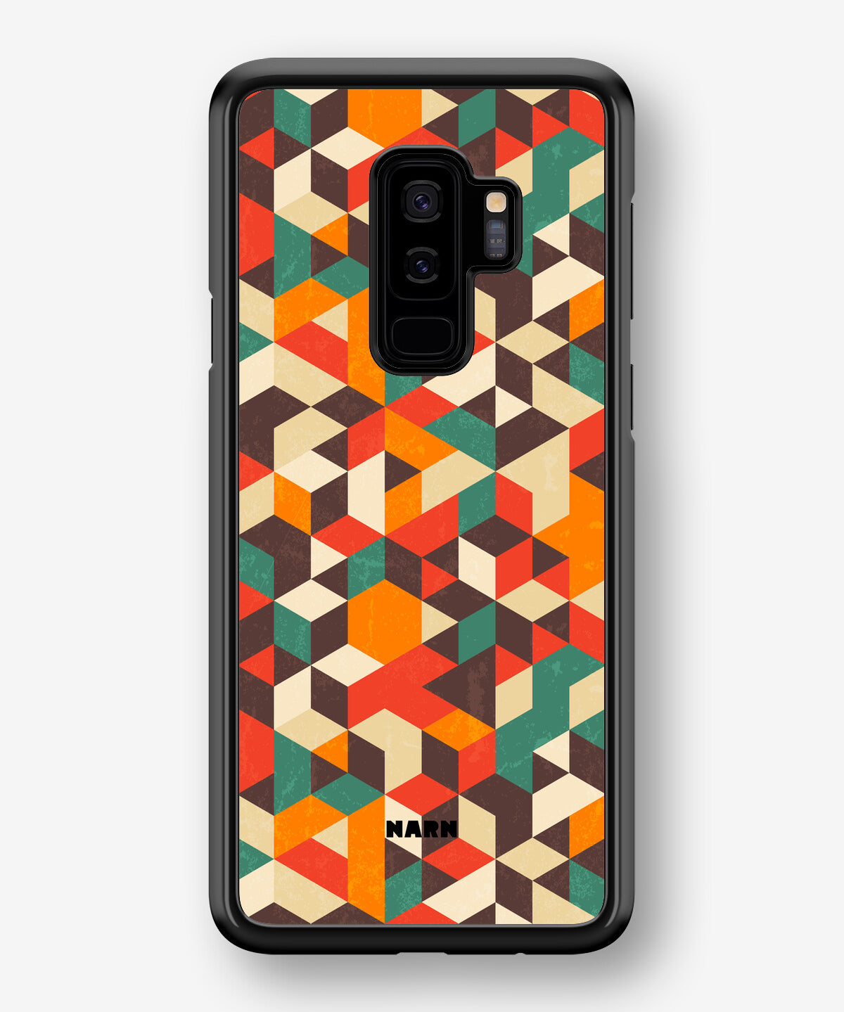 Samsung Galaxy S9 Plus Hard Case – Retro Geometric - View 1