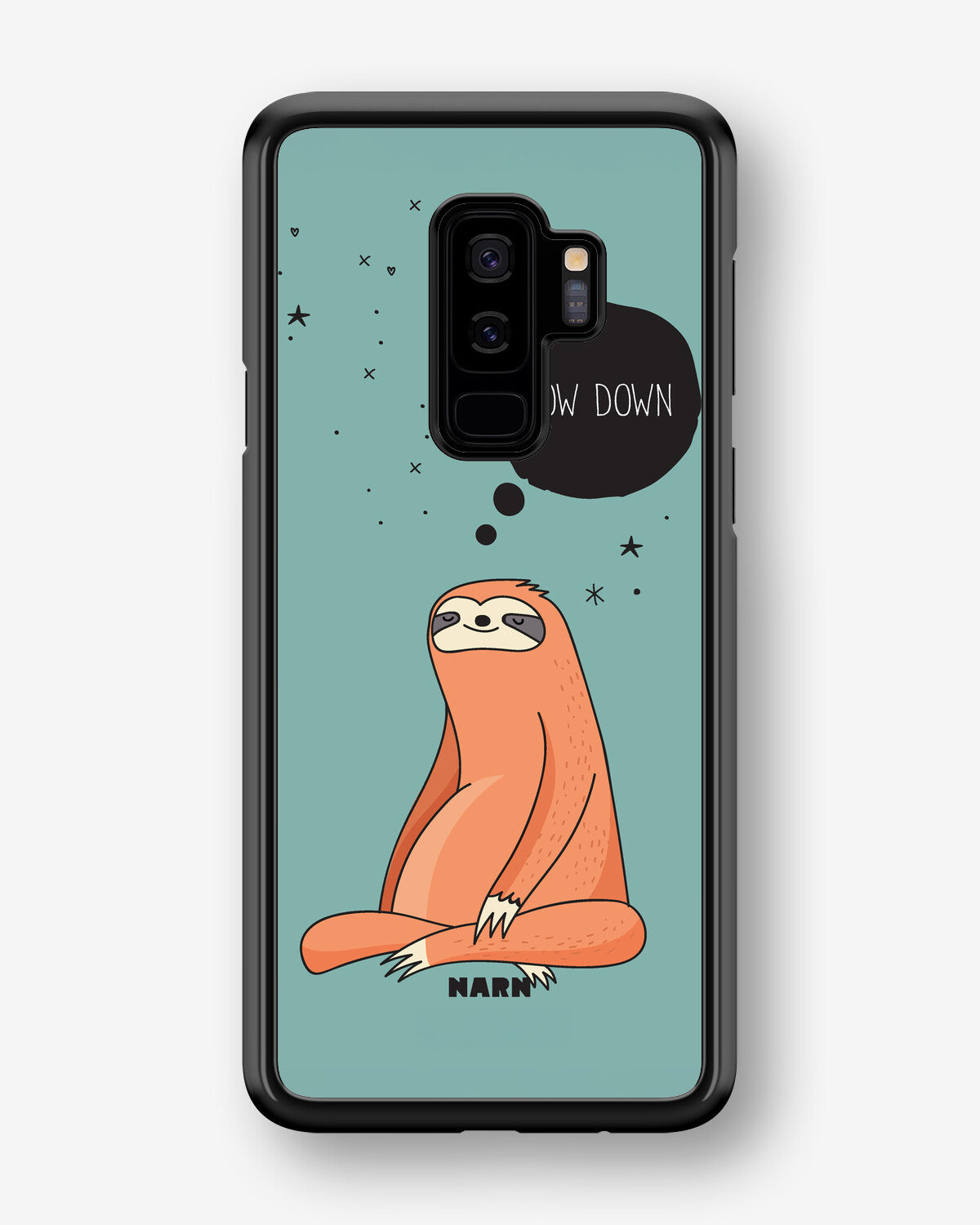 Samsung Galaxy S9 Plus Hard Case – Slow Down Sloth - View 1