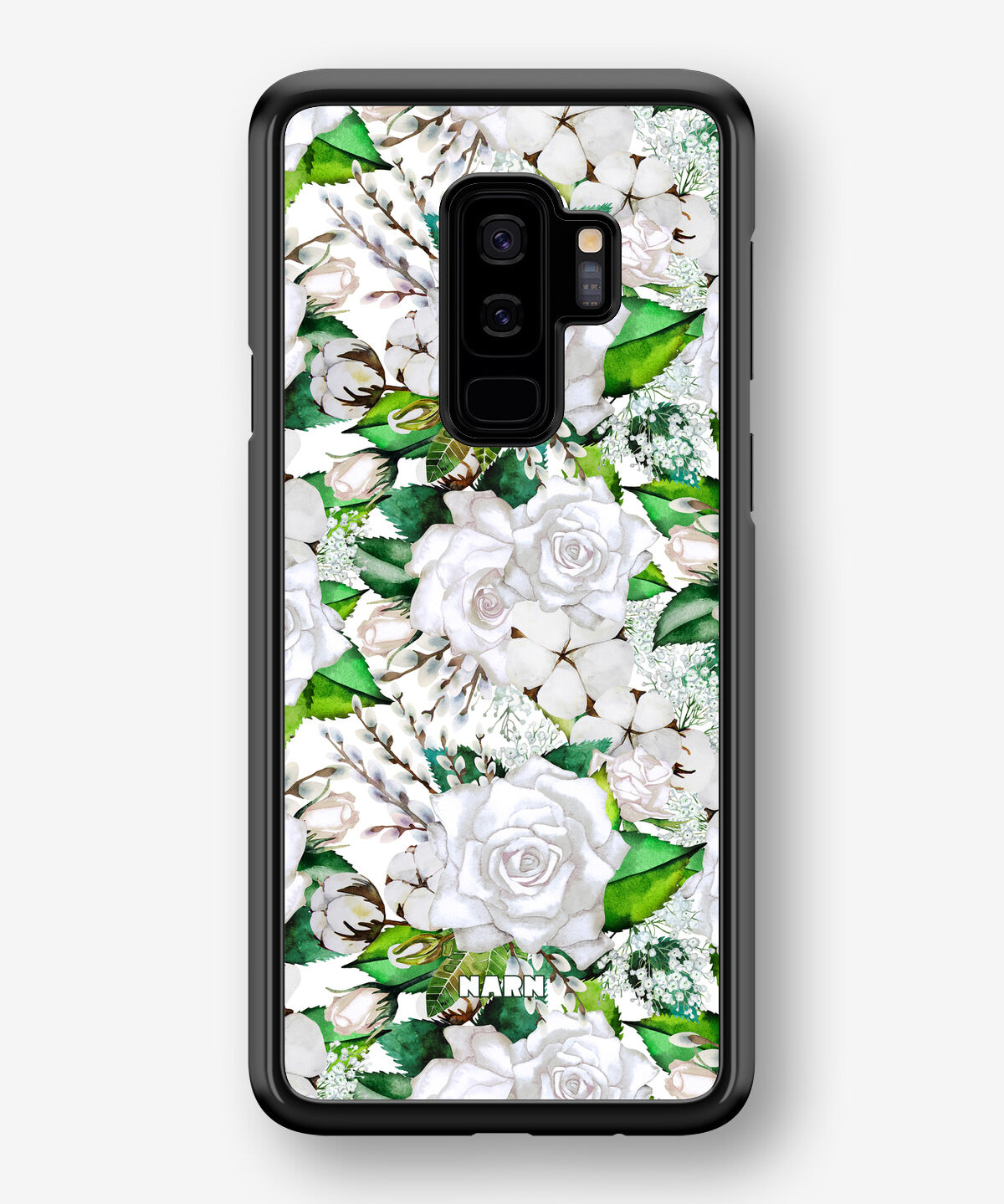 Samsung Galaxy S9 Plus Hard Case – White Bloom - View 1