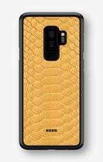 Samsung Galaxy S9 Plus Hard Case – Yellow Snake - View 1