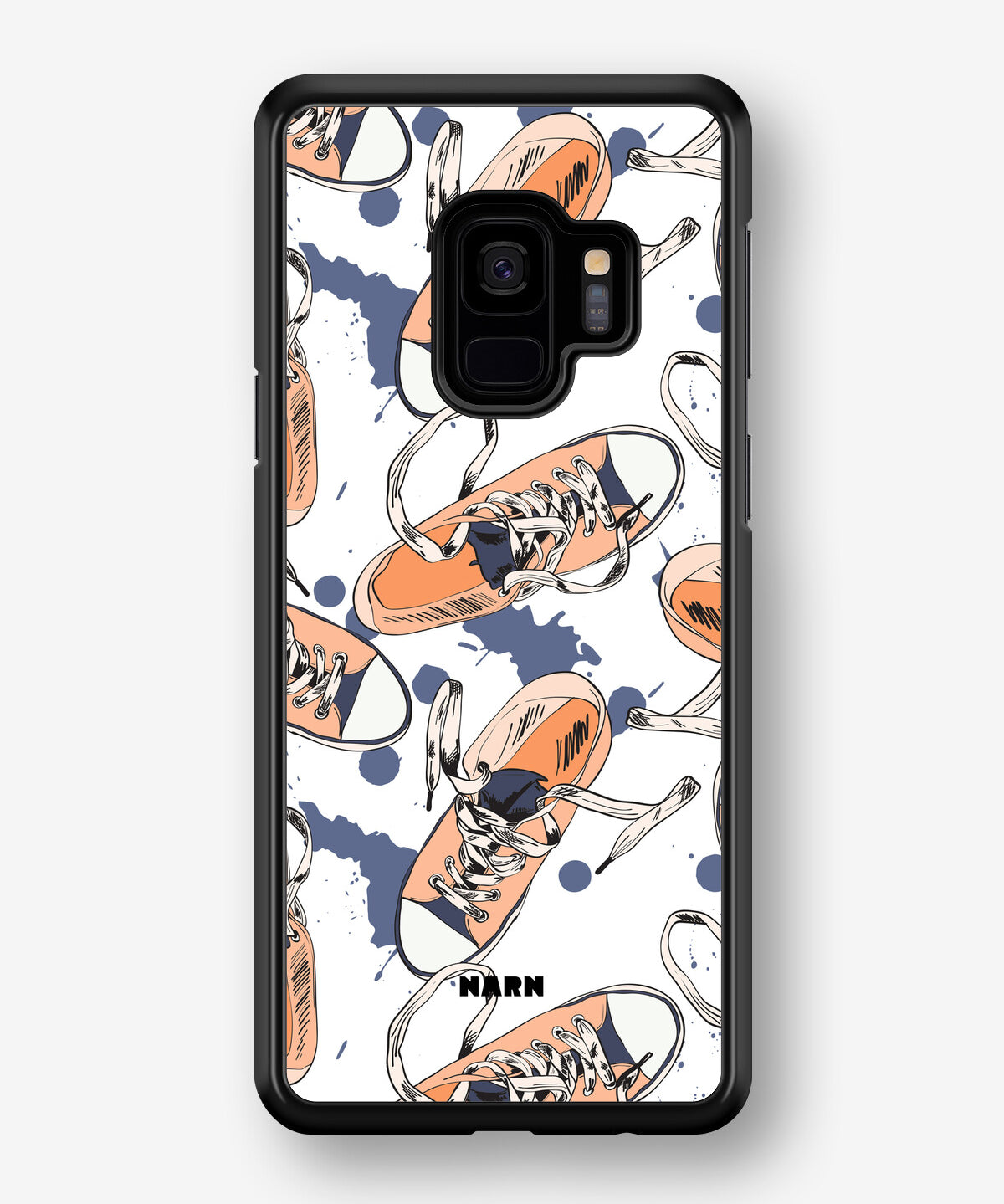 Samsung Galaxy S9 Hard Case – Apricot Sneakers - View 1