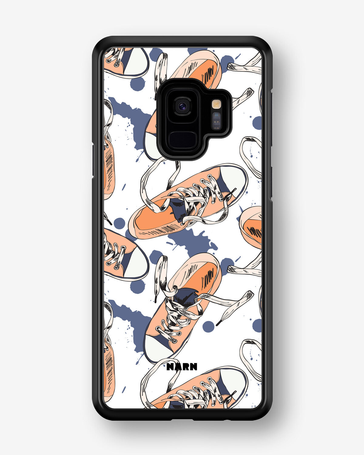 Samsung Galaxy S9 Hard Case – Apricot Sneakers - View 1