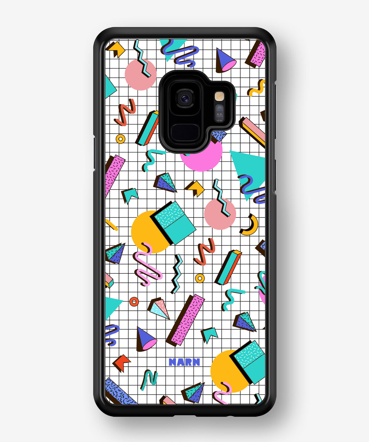 Samsung Galaxy S9 Hard Case – 80s Memphis - View 1