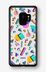 Samsung Galaxy S9 Hard Case – 80s Memphis - View 1