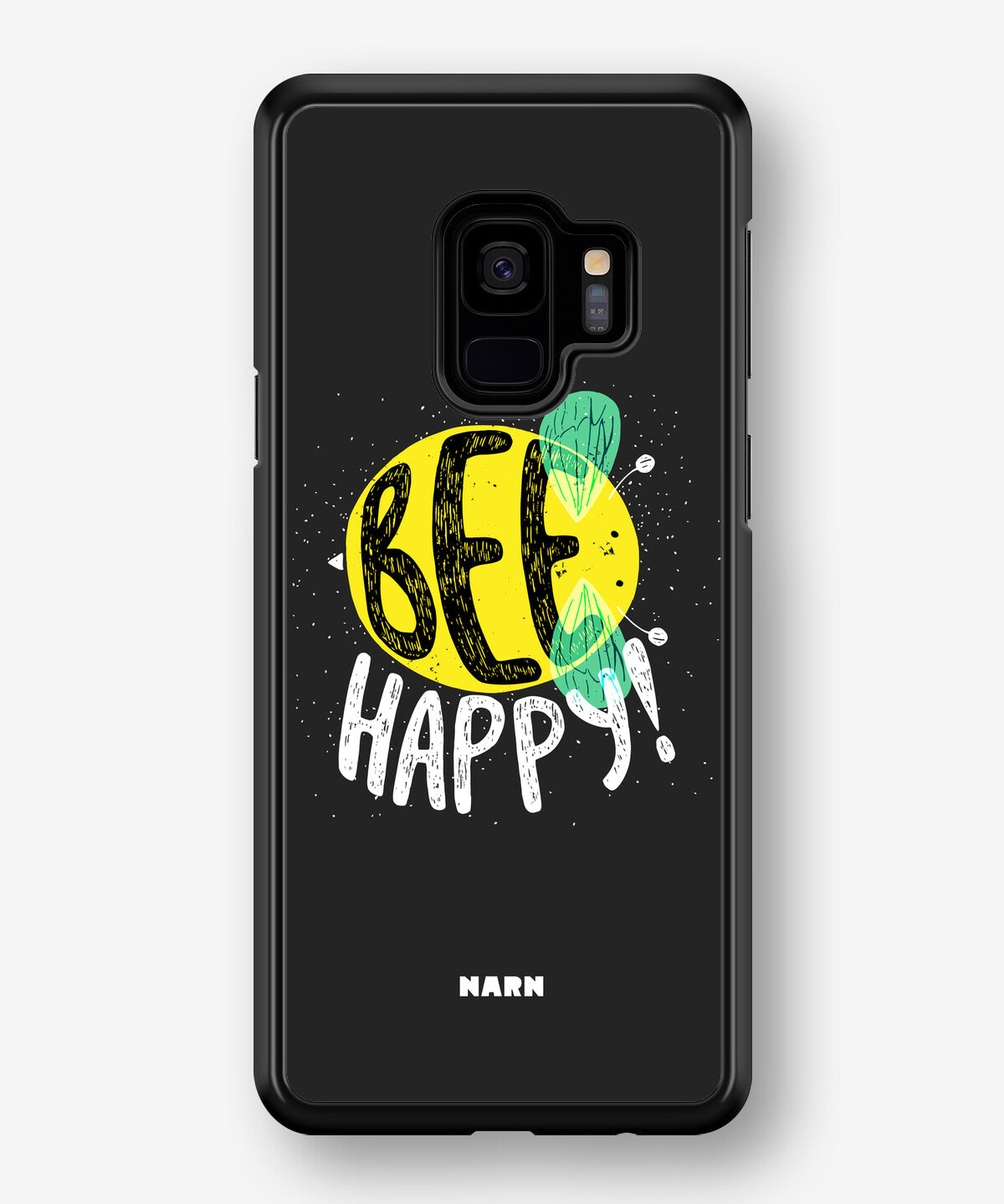 Samsung Galaxy S9 Hard Case – BEE Happy - View 1