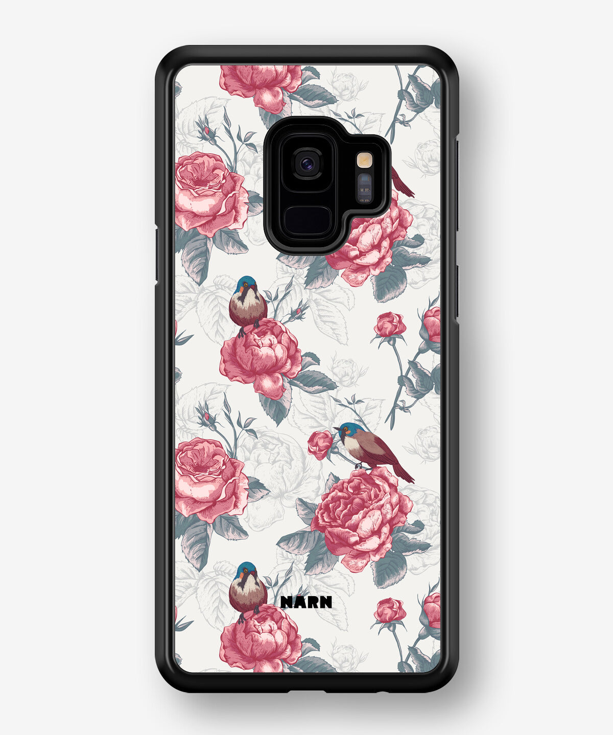 Samsung Galaxy S9 Hard Case – Birds Among Roses - View 1