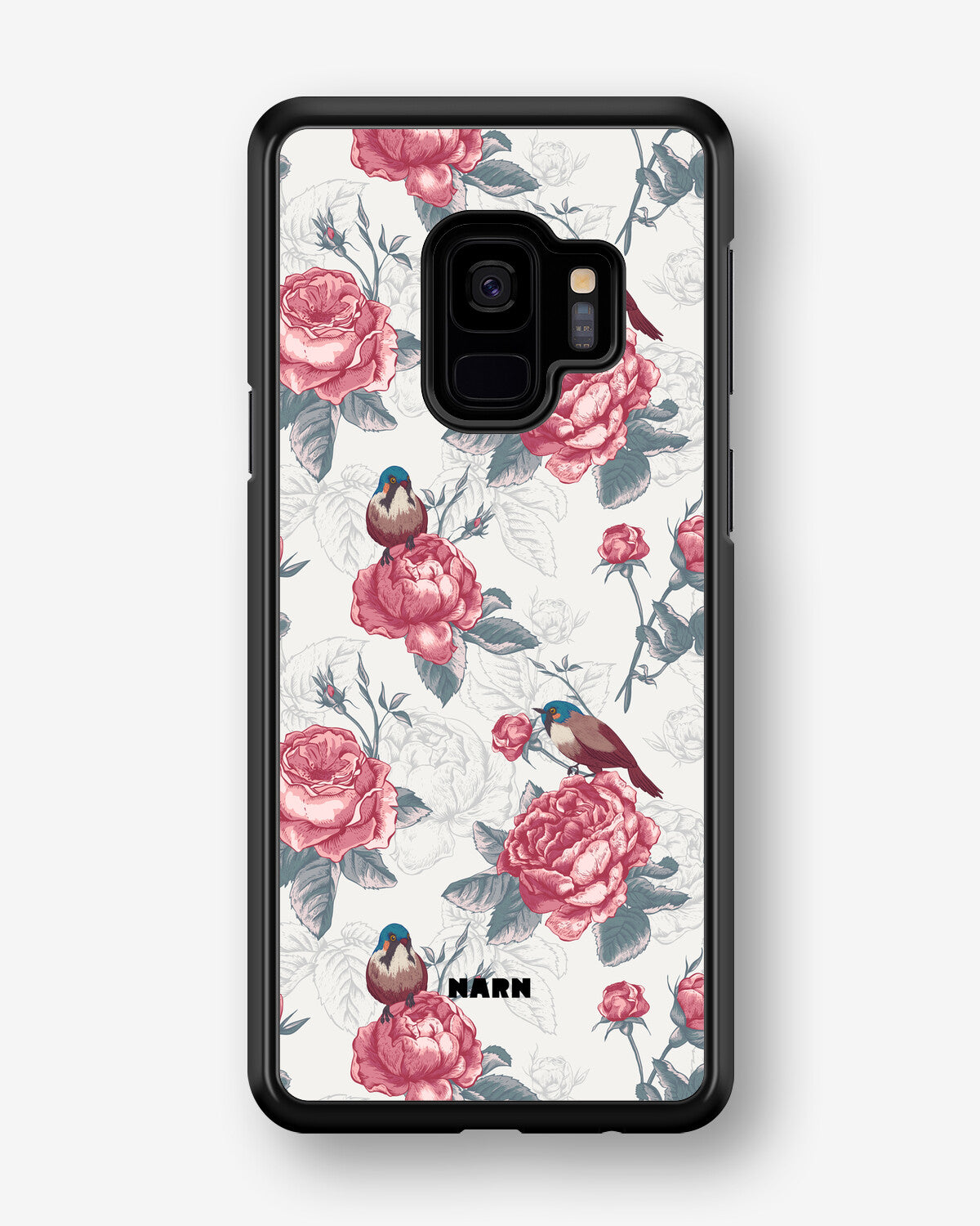 Samsung Galaxy S9 Hard Case – Birds Among Roses - View 1