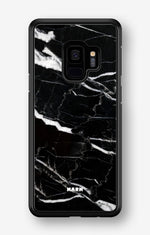 Samsung Galaxy S9 Hard Case – Black Marble - View 1