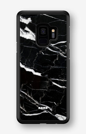 Samsung Galaxy S9 Hard Case – Black Marble - View 1