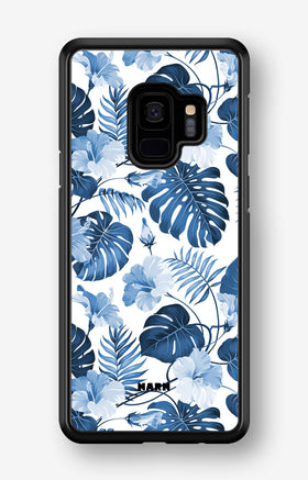 Samsung Galaxy S9 Hard Case – Blue Tropics - View 1