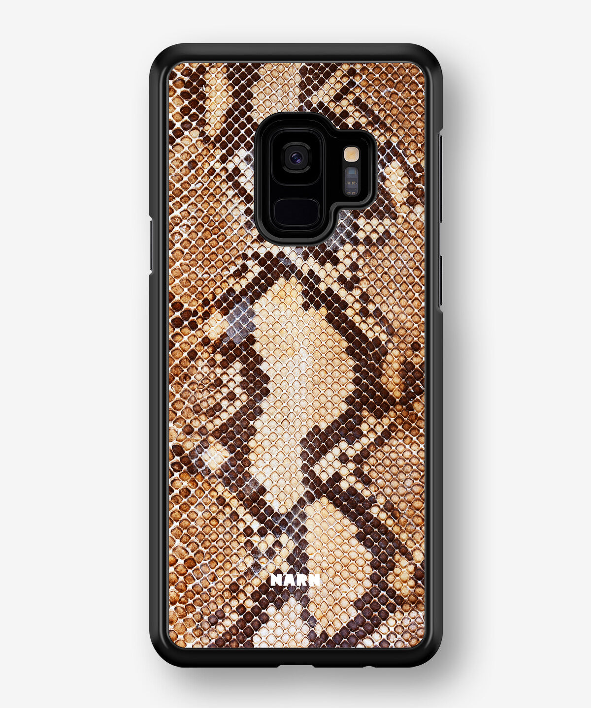 Samsung Galaxy S9 Hard Case – Brown Snakeskin - View 1