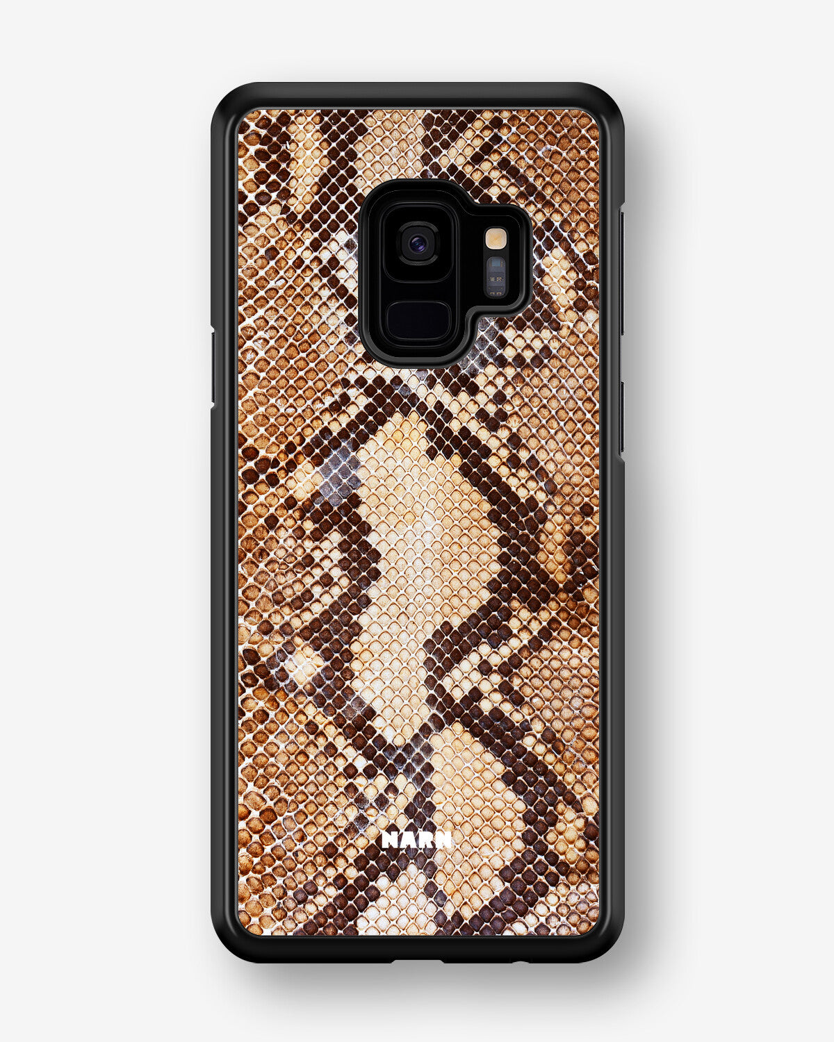 Samsung Galaxy S9 Hard Case – Brown Snakeskin - View 1
