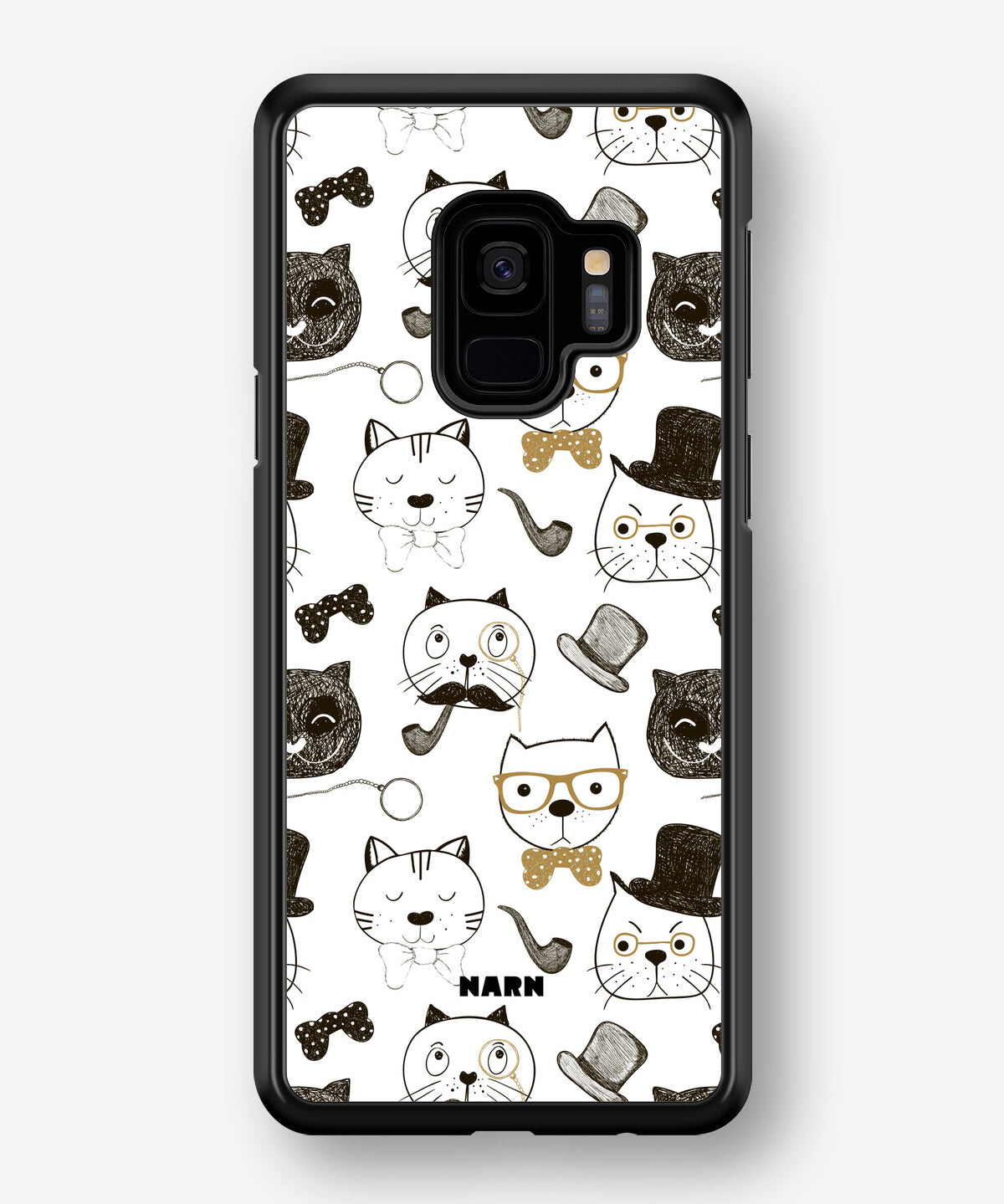 Samsung Galaxy S9 Hard Case – Cartoon Cats - View 1