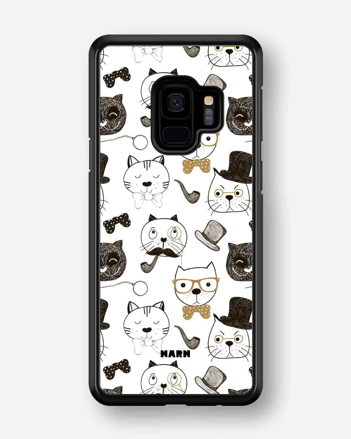 Samsung Galaxy S9 Hard Case – Cartoon Cats - View 1