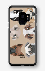 Samsung Galaxy S9 Hard Case – Cute Dogs - View 1