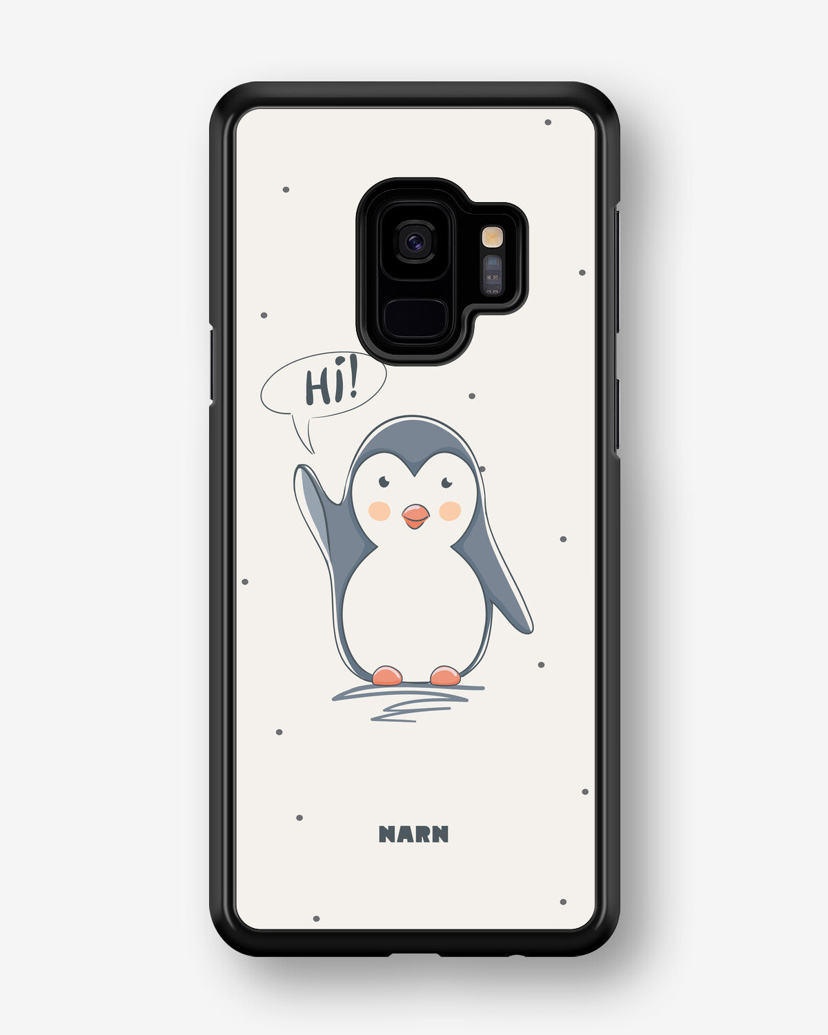 Samsung Galaxy S9 Hard Case – Cute Penguin - View 1