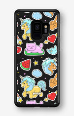 Samsung Galaxy S9 Hard Case – Cute Stickers - View 1