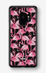 Samsung Galaxy S9 Hard Case – Flamingos - View 1