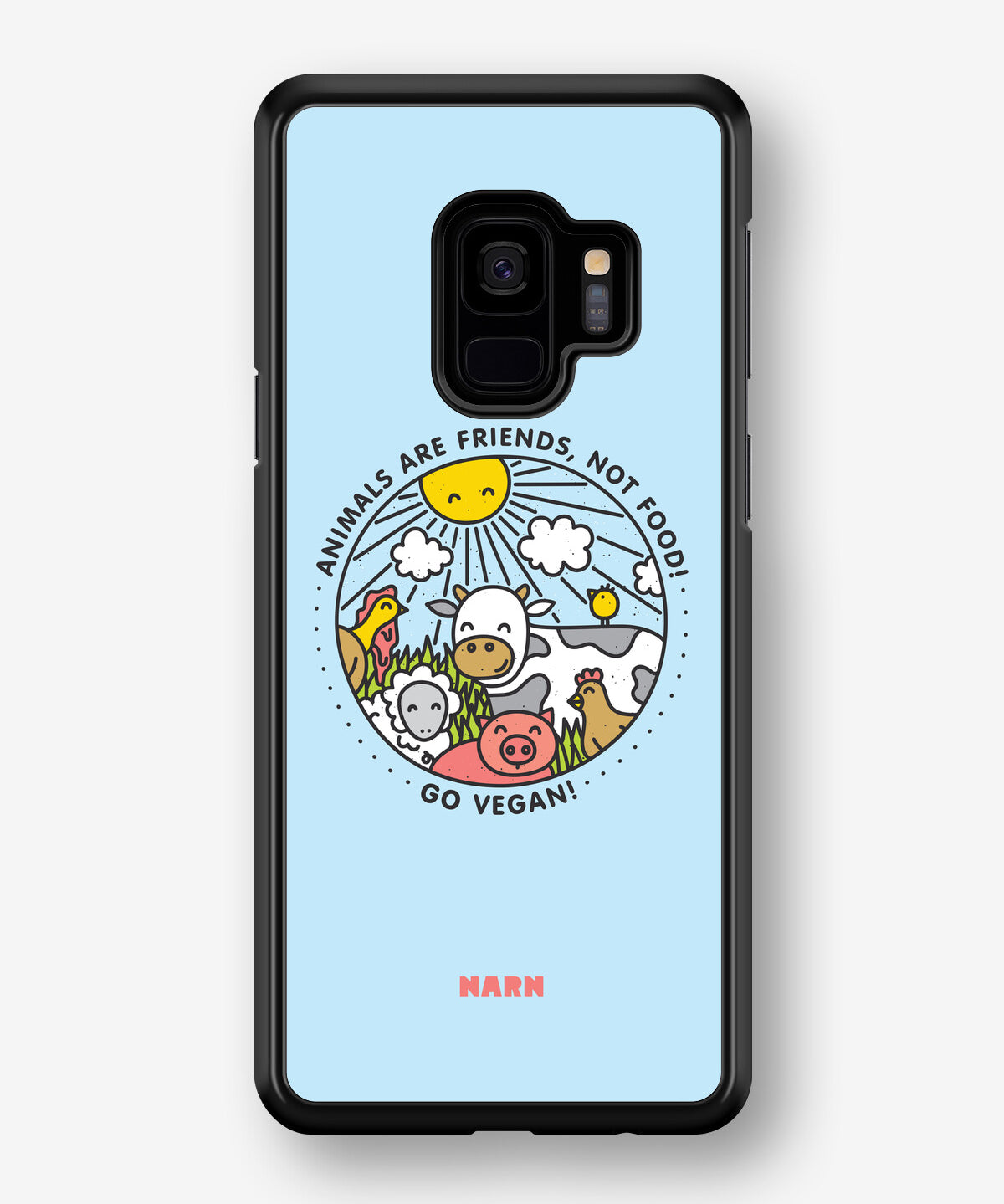 Samsung Galaxy S9 Hard Case – Friends, Not Food - View 1